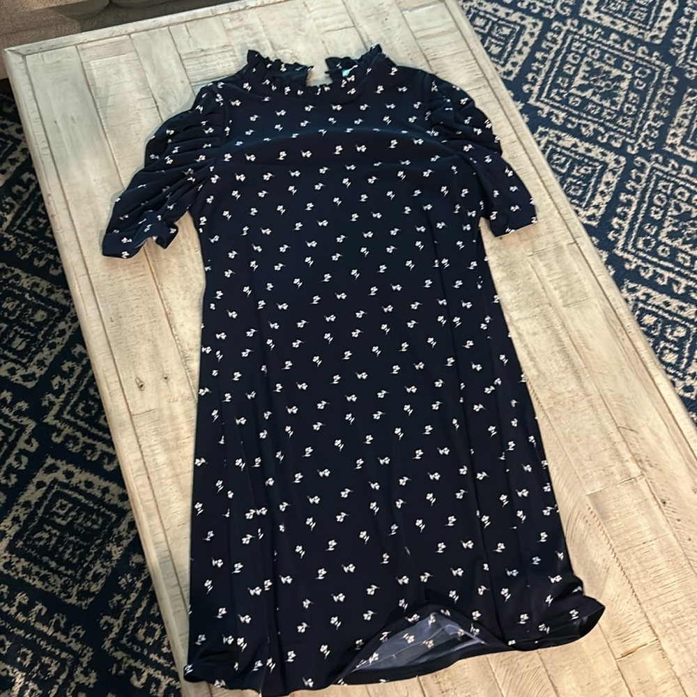 CeCe Dupraz Dress (Navy & White)